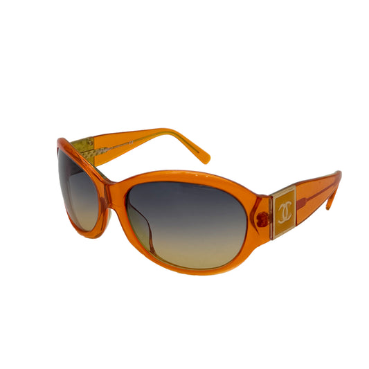 CHANEL SUNGLASSES COCOMARK ORANGE EYEWEAR 90279625