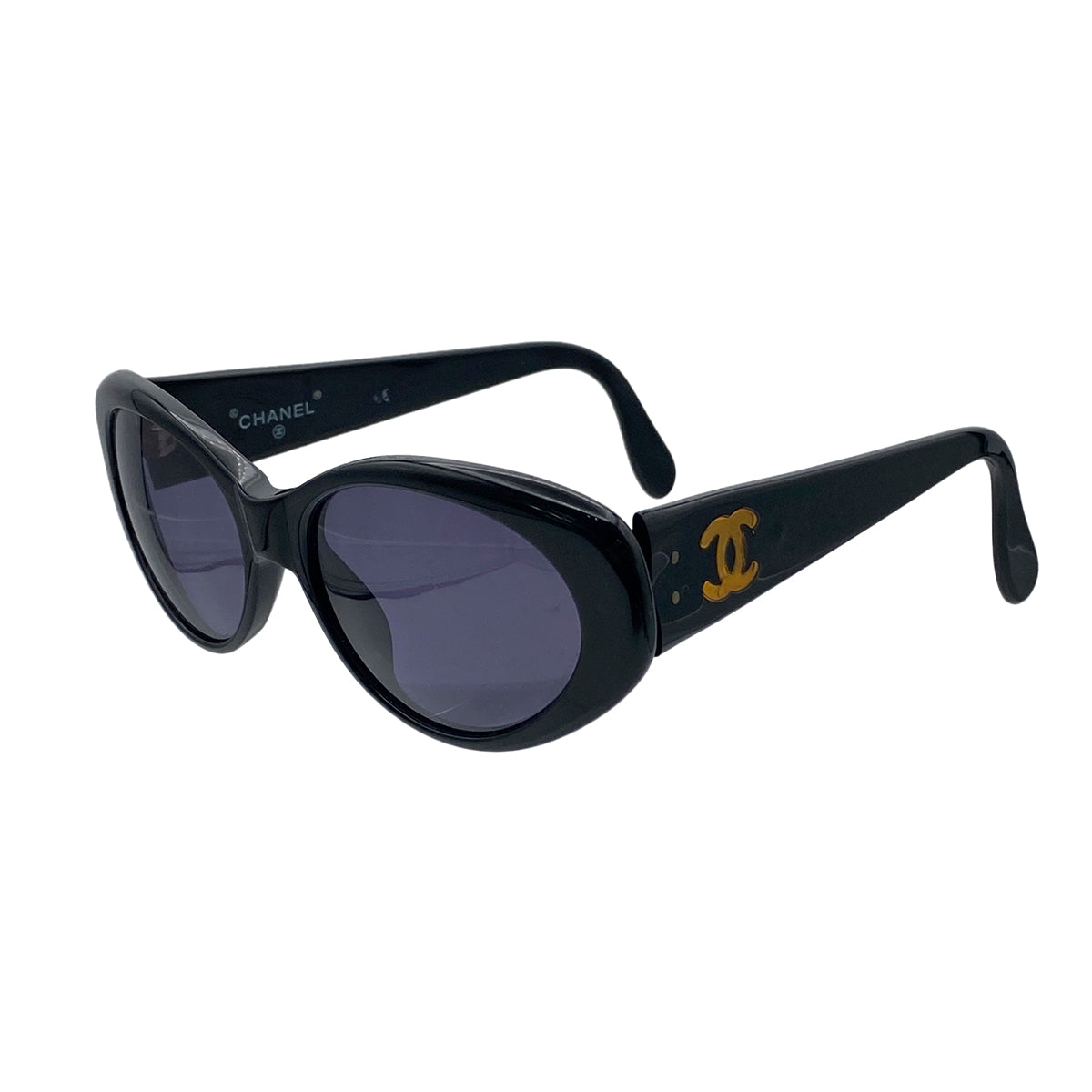 CHANEL VINTAGE SUNGLASSES COCOMARK BLACK EYEWEAR 90279703
