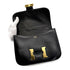 HERMES CONSTANCE 24 BLACK BOXCALF SHOULDER BAG 〇E GHW 90279719 - PURPOSE