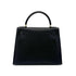 HERMES KELLY 28 SELLIER BLACK ARDENNES HAND SHOULDER BAG 〇Y GHW 90279720