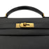 HERMES KELLY 28 SELLIER BLACK ARDENNES HAND SHOULDER BAG 〇Y GHW 90279720