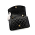 CHANEL VINTAGE DIANA SMALL CHAIN SHOULDER BAG BLACK LAMB SKIN 90279735 - PURPOSE