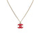 CHANEL NECKLACE COCOMARK PINK GOLD ACCESSORY 04A 90279748 - PURPOSE