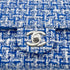CHANEL MINI MATELASSE CHAIN SHOULDER BAG BLUE TWEED 90279798 - PURPOSE