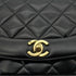CHANEL VINTAGE DIANA MEDIUM CHAIN SHOULDER BAG BLACK LAMB SKIN 90279812 - PURPOSE