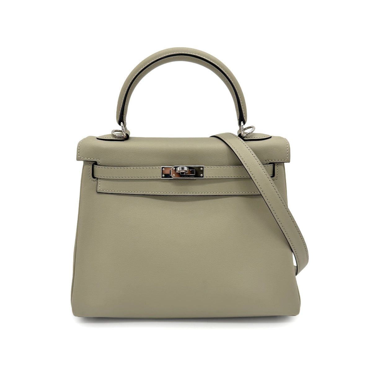 HERMES KELLY 25 RETOURNE SAUGE SWIFT HAND BAG X SHW 90269876
