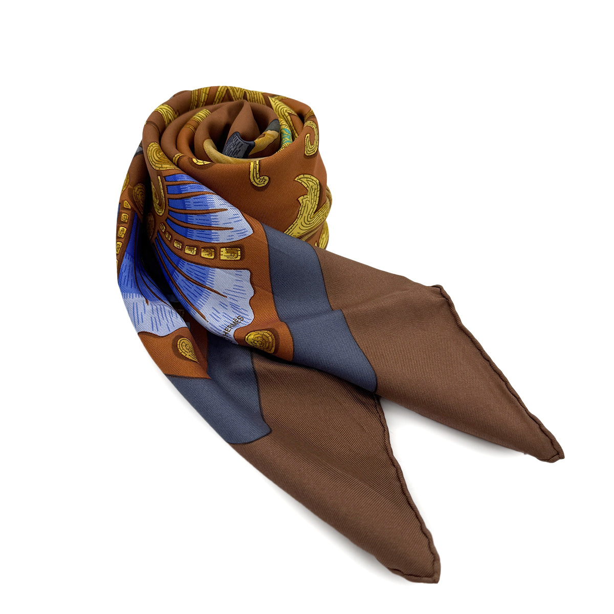 HERMES CARRE CHEVAL TURC SCARF SILK MULTICOLOR 90279941