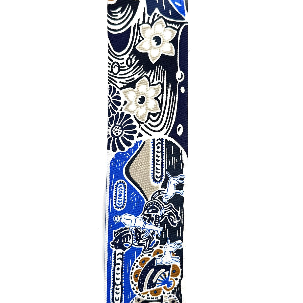 HERMES TWILLY BINGATA SCARF MULTICOLOR SILK 90279964