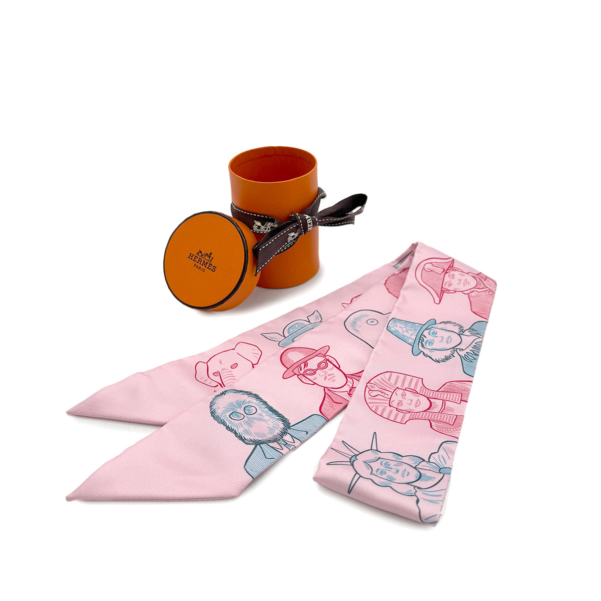 HERMES TWILLY DRESS CODE SCARF MULTICOLOR SILK 90279969