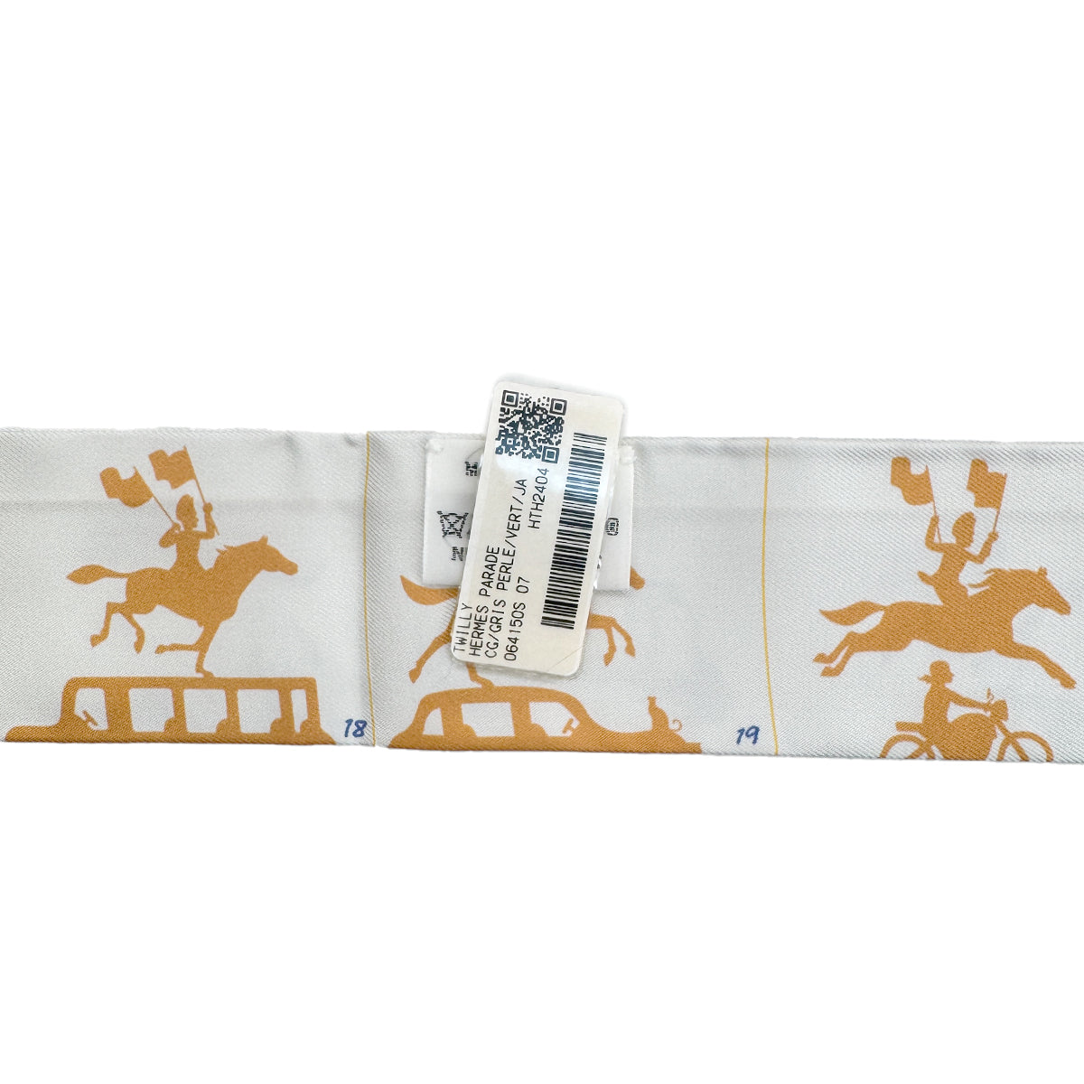 HERMES TWILLY PARADE SCARF MULTICOLOR SILK 90279972