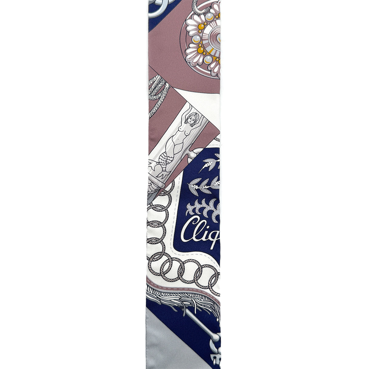 HERMES TWILLY CLIQUETIS SCARF MULTICOLOR SILK 90279974