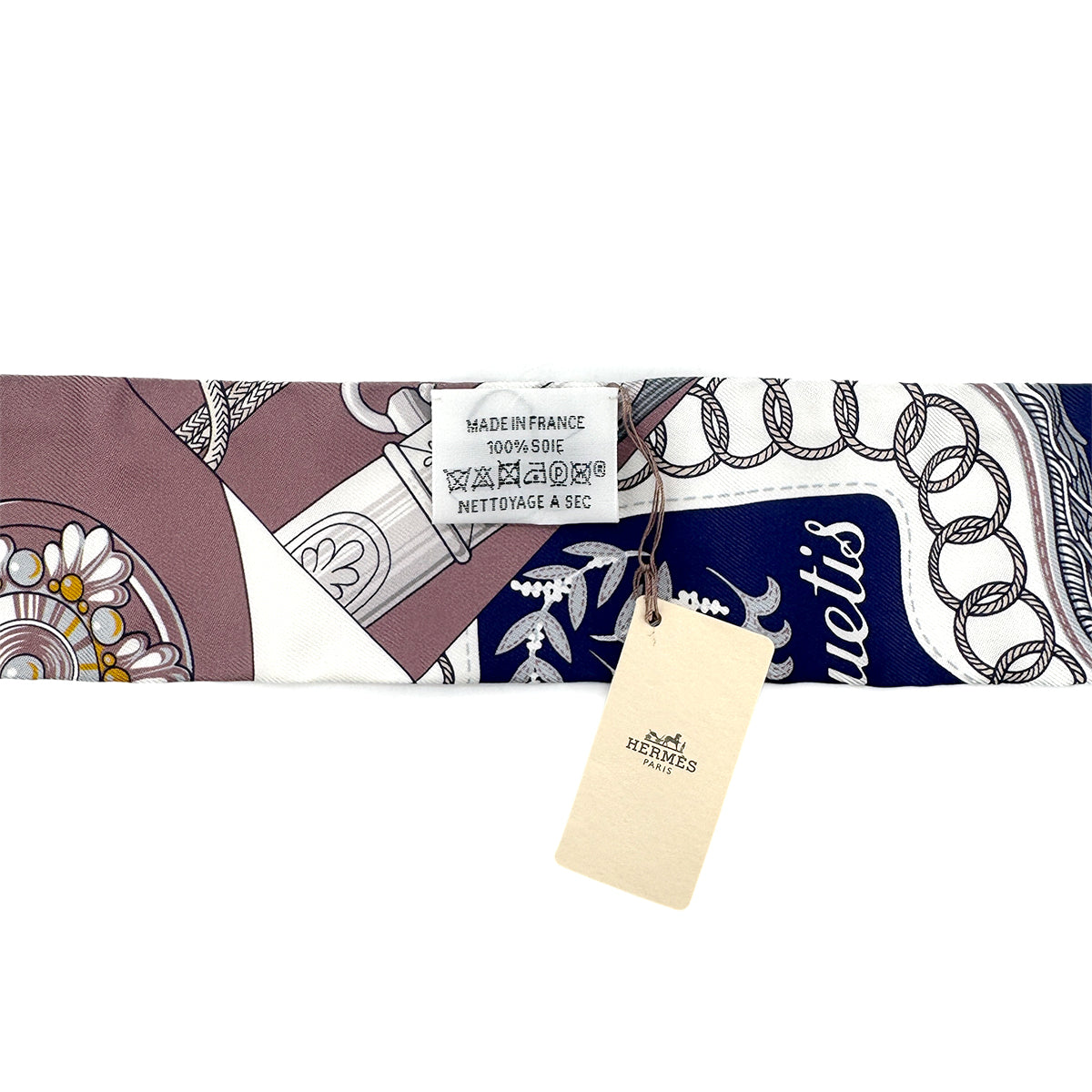 HERMES TWILLY CLIQUETIS SCARF MULTICOLOR SILK 90279974