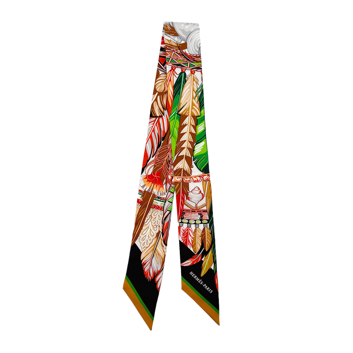 HERMES TWILLY DANSE PACIFIQUE SCARF MULTICOLOR SILK 90279979