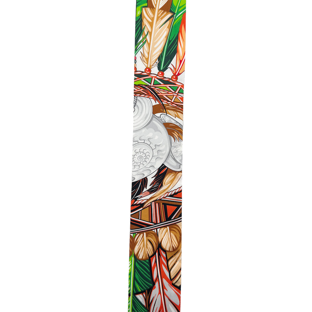 HERMES TWILLY DANSE PACIFIQUE SCARF MULTICOLOR SILK 90279979