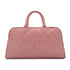 CHANEL VINTAGE MATELASSE COCOMARK BOSTON HAND BAG PINK CAVIAR SKIN 90280285 - PURPOSE