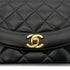 CHANEL VINTAGE DIANA SMALL CHAIN SHOULDER BAG BLACK LAMB SKIN 90280288 - PURPOSE