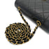 CHANEL VINTAGE DIANA SMALL CHAIN SHOULDER BAG BLACK LAMB SKIN 90280288 - PURPOSE
