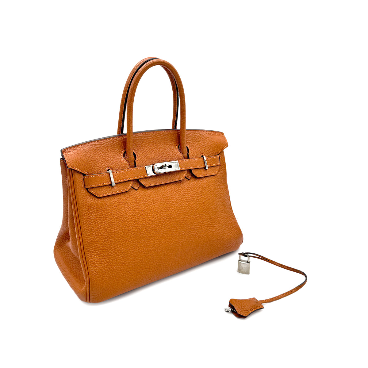 HERMES BIRKIN 30 POTIRON TAURILLON CLEMENCE HAND BAG □I SHW 90280298