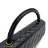 CHANEL VINTAGE PARENT-CHILD HAND BAG PARENTS ONLY BLACK LAMB SKIN 90280299 - PURPOSE