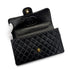 CHANEL VINTAGE PARENT-CHILD HAND BAG PARENTS ONLY BLACK LAMB SKIN 90280299 - PURPOSE