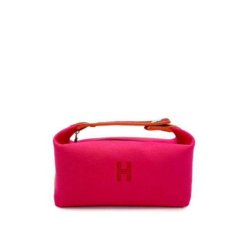 HERMES BRIDE A BRAC PM HIBISCUS TOILE H POUCH HAND BAG 90280303 - PURPOSE