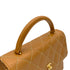 CHANEL VINTAGE WILD STITCH MATELASSE HAND BAG BROWN LEATHER 90280306 - PURPOSE