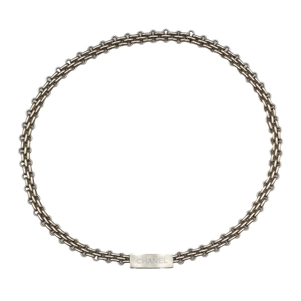 CHANEL CHAIN BELT LOGO SLVER ACCESSORY 98P 90280317 - PURPOSE