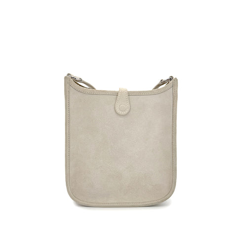 HERMES EVELYNE TPM GRAY DOBRIS SHOULDER BAG □H 90280506 - PURPOSE