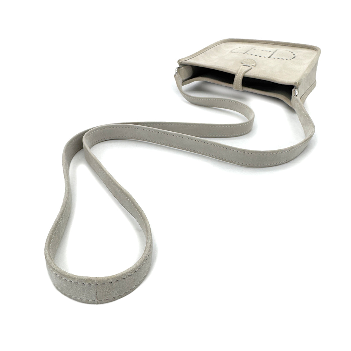 HERMES EVELYNE TPM GRAY DOBRIS SHOULDER BAG □H 90280506