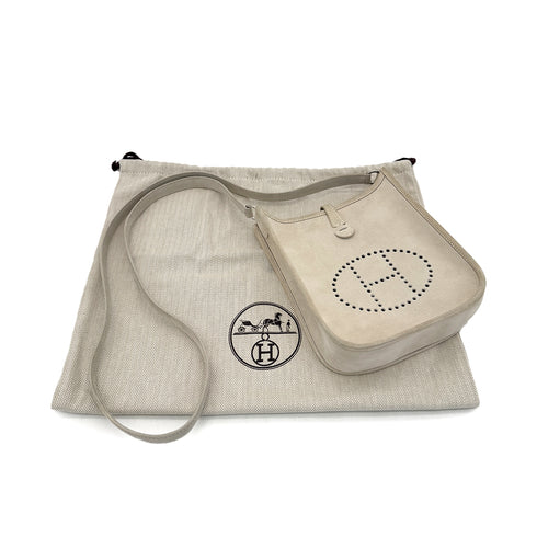 HERMES EVELYNE TPM GRAY DOBRIS SHOULDER BAG □H 90280506 - PURPOSE