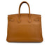 HERMES BIRKIN 35 GOLD TAURILLON CLEMENCE HAND BAG □L SHW 90280531