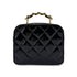 CHANEL VINTAGE VANITY CHAIN SHOULDER BAG BLACK ENAMEL 90280648 - PURPOSE