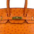 HERMES BIRKIN 35 TANGERINE OSTRICH HAND BAG □H GHW 90280697 - PURPOSE