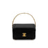 CHANEL VINTAGE MINI CHAIN HAND BAG BLACK LAMB SKIN 90280710 - PURPOSE