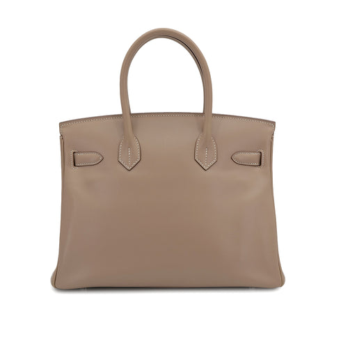 HERMES BIRKIN 30 ARGILE VEAU TADELAKT HAND BAG □Q GUILLOCHE HARDWARE 90280717 - PURPOSE