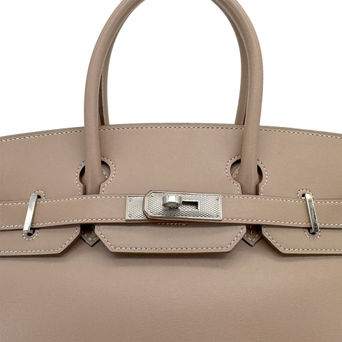 HERMES BIRKIN 30 ARGILE VEAU TADELAKT HAND BAG □Q GUILLOCHE HARDWARE 90280717 - PURPOSE