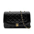 CHANEL VINTAGE DIANA MEDIUM CHAIN SHOULDER BAG BLACK LAMB SKIN 90281240 - PURPOSE