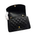 CHANEL VINTAGE DIANA MEDIUM CHAIN SHOULDER BAG BLACK LAMB SKIN 90281240 - PURPOSE