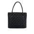 CHANEL VINTAGE MEDALLION TOTE BAG BLACK CAVIAR SKIN 90281243 - PURPOSE