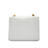 CHANEL VINTAGE MADEMOISELLE BIJOU CHAIN SHOULDER BAG WHITE CAVIAR SKIN 90281244 - PURPOSE