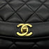 CHANEL VINTAGE DIANA MEDIUM CHAIN SHOULDER BAG BLACK LAMB SKIN 90281258 - PURPOSE