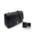 CHANEL VINTAGE DIANA MEDIUM CHAIN SHOULDER BAG BLACK LAMB SKIN 90281258 - PURPOSE