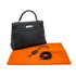 HERMES KELLY 32 RETOURNE BLACK TAURILLON CLEMENCE HAND SHOULDER BAG □O SHW 90289600 - PURPOSE