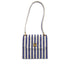 CHANEL VINTAGE STRIPED SHOULDER BAG BLUE WHITE CANVAS 90281422 - PURPOSE