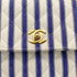 CHANEL VINTAGE STRIPED SHOULDER BAG BLUE WHITE CANVAS 90281422 - PURPOSE