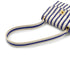 CHANEL VINTAGE STRIPED SHOULDER BAG BLUE WHITE CANVAS 90281422 - PURPOSE