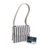CHANEL VINTAGE STRIPED SHOULDER BAG BLUE WHITE CANVAS 90281422 - PURPOSE