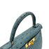 HERMES KELLY 28 SELLIER BLUE JEAN OSTRICH HAND SHOULDER BAG 〇Z GHW 90281428 - PURPOSE