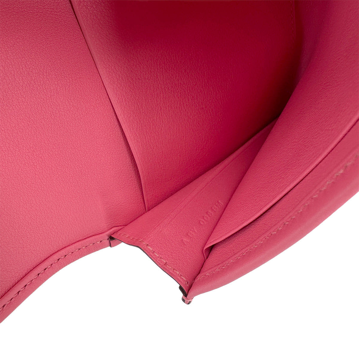 HERMES JIGE DUO ROSE AZALEE SWIFT CLUTCH BAG A 90281435