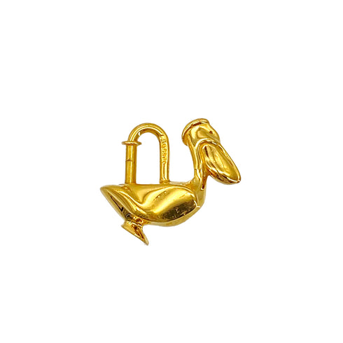 HERMES CADENA CHARM PELICAN 1992 DE LA MER GOLD ACCESSORY 90281532 - PURPOSE